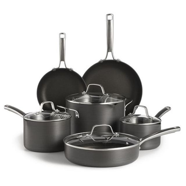 Calphalon Classic 10-pc. Hard-Anodized Aluminum Nonstick Cookware Set