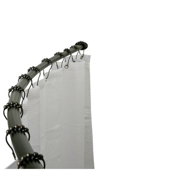 Hotel Space Plus Curved Shower Curtain Rod