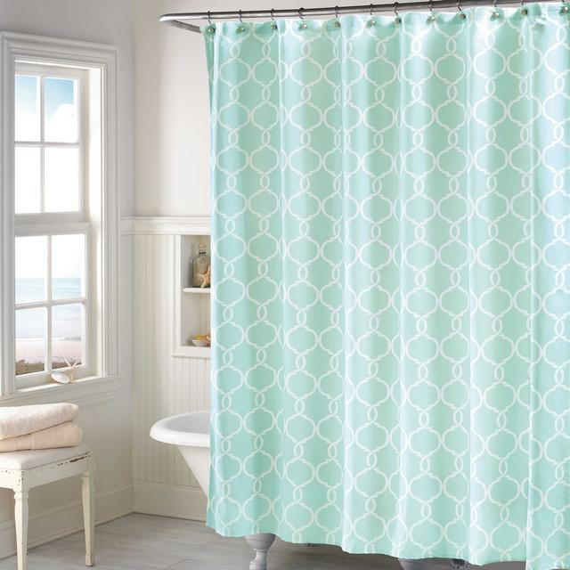 Langley Shower Curtain in Mint