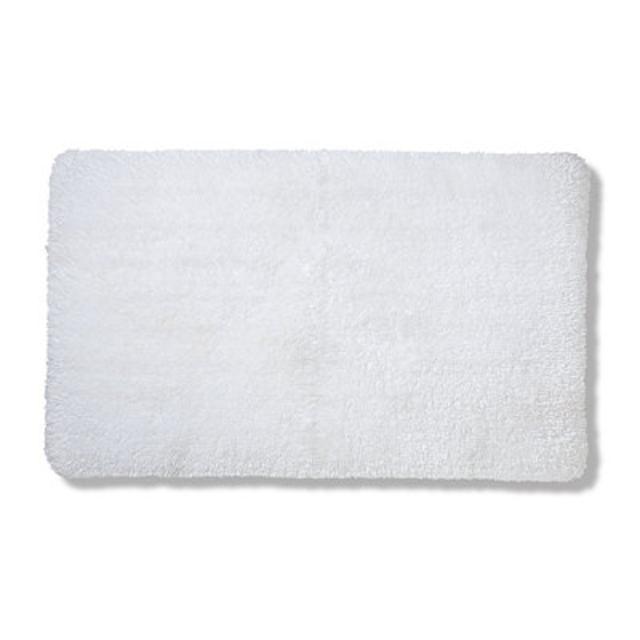 White Plush Bath Mat