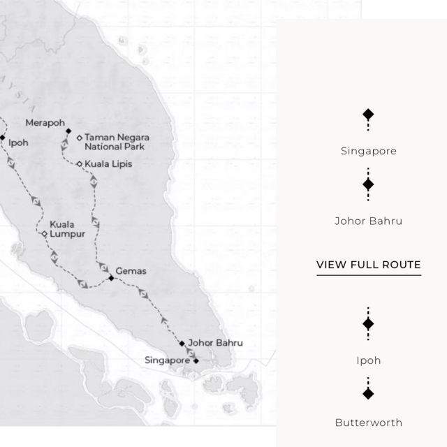 Honeymoon: Oriental Express Journey through Malaysia for 2