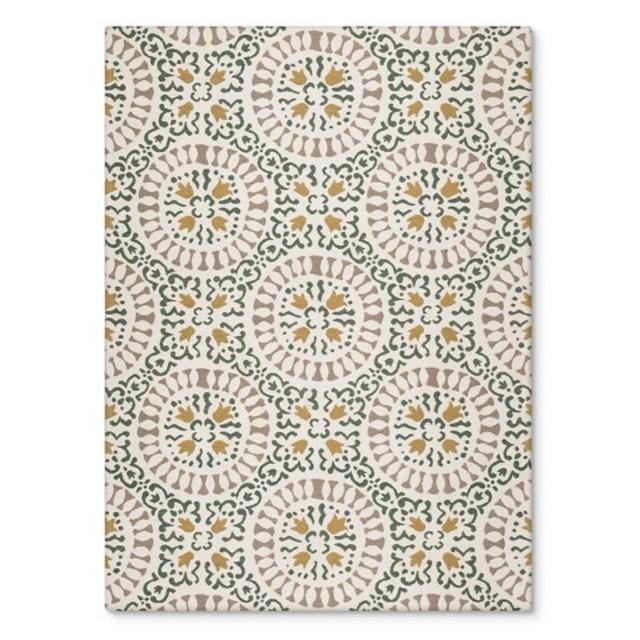 Threshold™ Outdoor Flatweave Medallion Rug - TURQOUISE & 5'7'