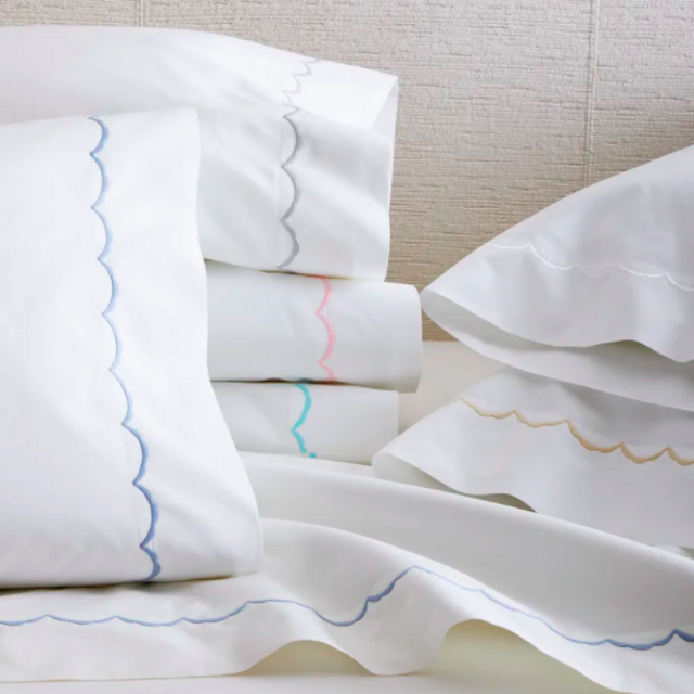 Scallop Pillowcase- Pair of 2