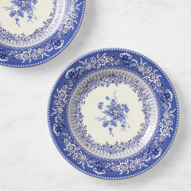 English Floral Dinner Plates