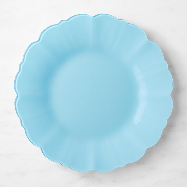 Scalloped Glass Charger
