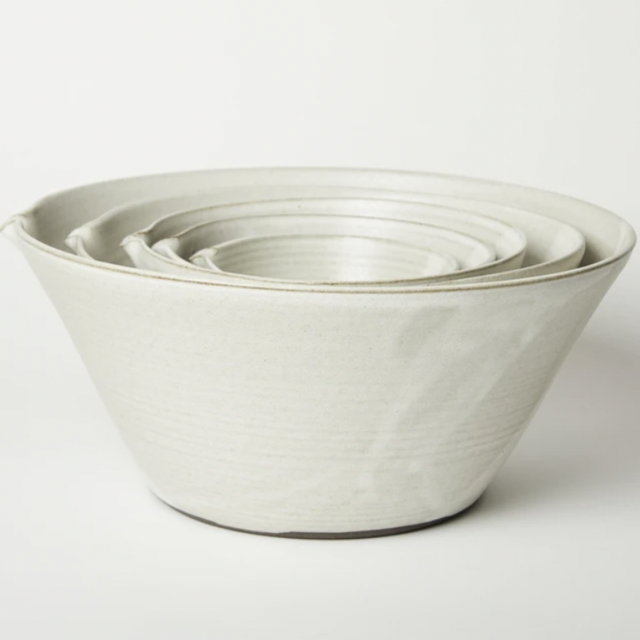 Oatmeal Kam Stacking Mixing Bowl #2