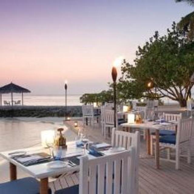 Dinner at Reef Club at Four Seasons Kuda Huraa Maldives