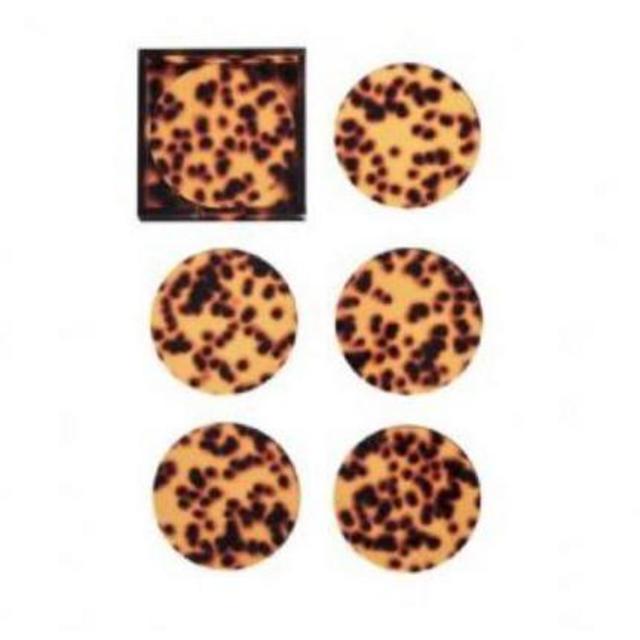 Tortoise Coasters With Caddy