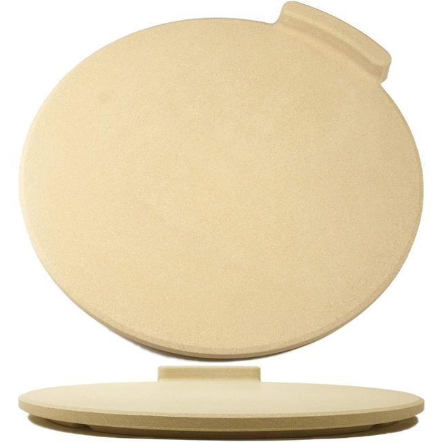 The Ultimate Pizza Stone for Oven & Grill. 16" Round Baking Stone with Exclusive ThermaShock Protection & Core Convection Technology for the Perfect Crispy Crust on Pizzas & Bread. No-Spill Stopper