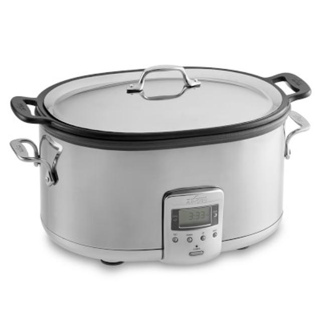 All-Clad Deluxe Slow Cooker with Cast-Aluminum Insert, 7-Qt.