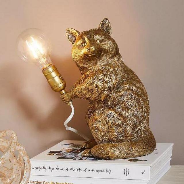 Raccoon Table Lamp