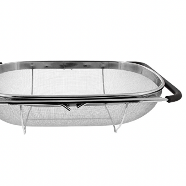 Over the sink strainer