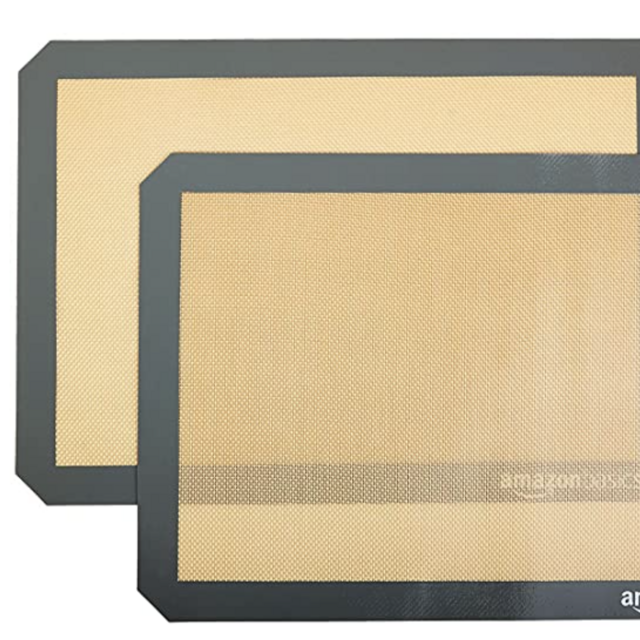 Silicone baking mats (2 pack)