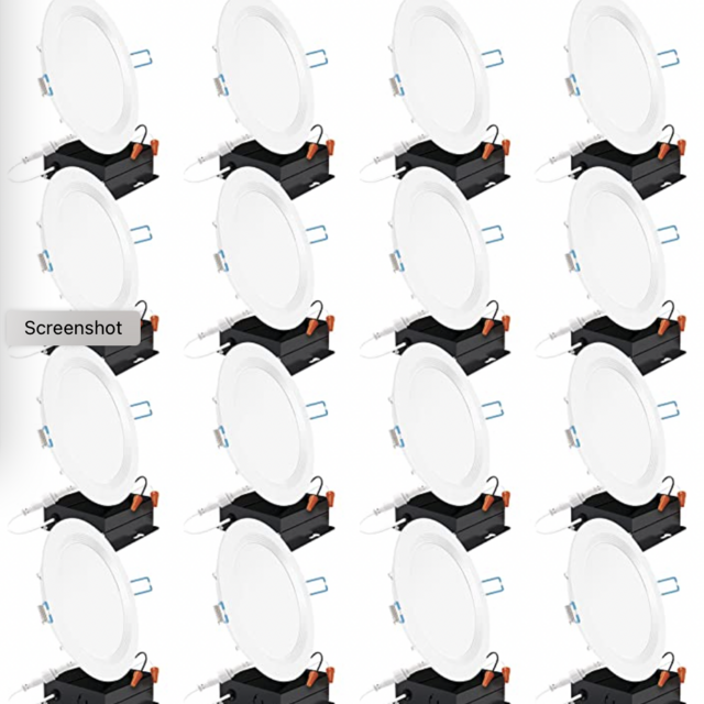 6" can lights (set of 16)