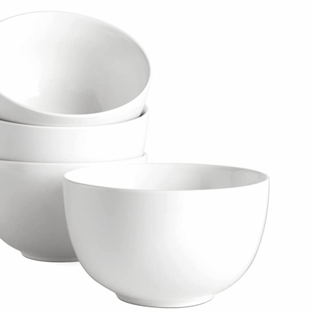 Deep ceramic bowls