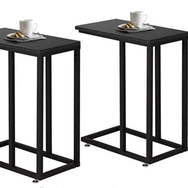 2 pc Night Stand Set- Black