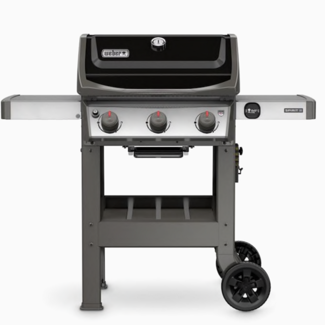 Weber Spirit II E-310 Black 3-Burner Liquid Propane Gas Grill