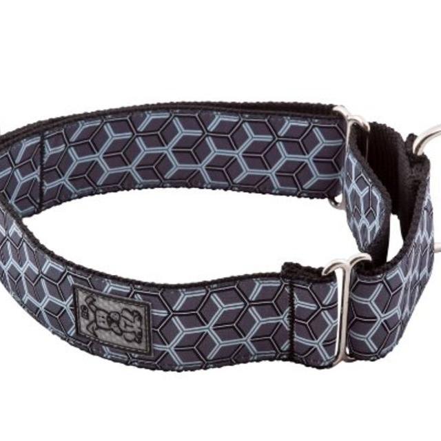 RC Pet Products 1-1/2-Inch All Webbing Martingale Dog Collar, Hexacomb