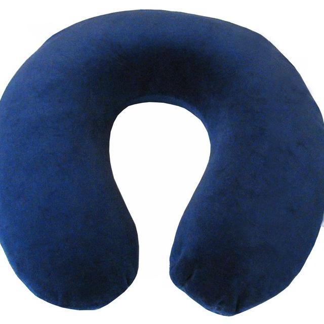 Travelmate Memory Foam Neck Pillow, Dark Blue