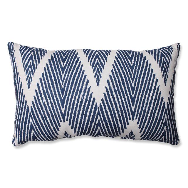 Pillow Perfect Bali Rectangular Throw Pillow, Navy
