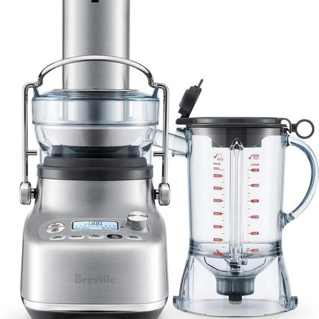 Breville 3X Bluicer Pro Blender & Juicer, Brushed Stainless Steel