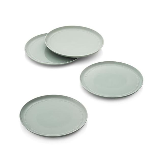 Set of 4 Hue Green Dinner Plates