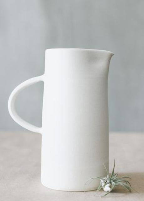 Notary Ceramics - Summer Pitcher in White