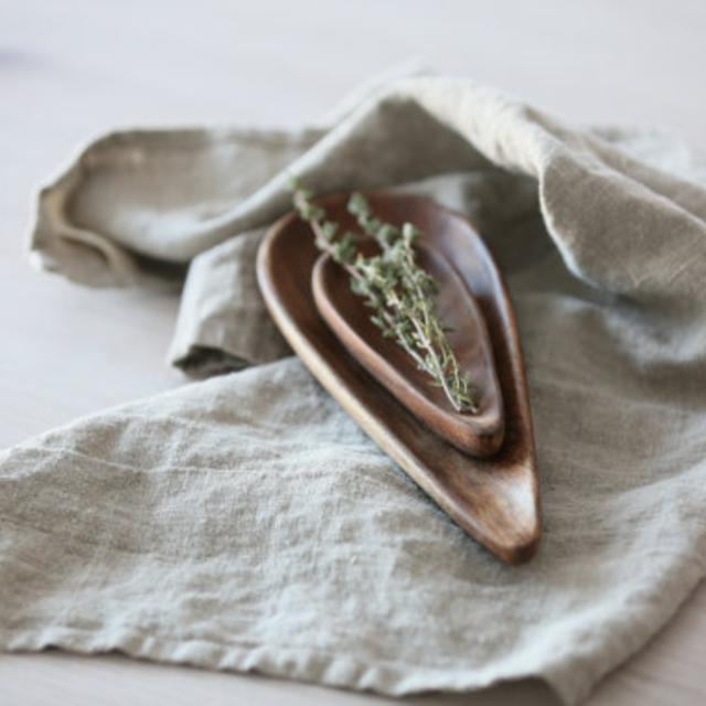 Heavy Linen Kitchen Towel - Natural Flax