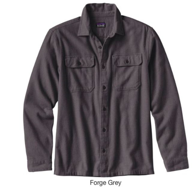 Fjord Flannel Shirt - Men's - Forge Grey