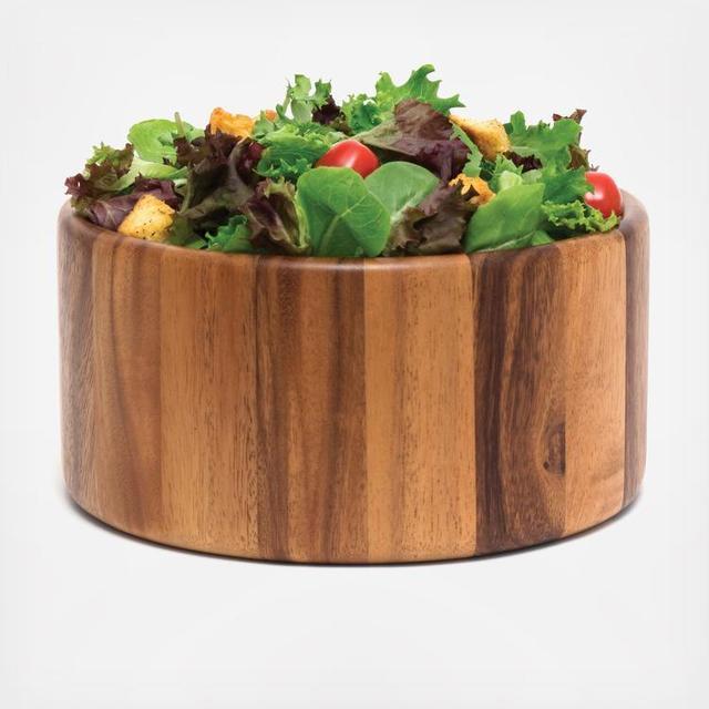 LIPPER Acacia Straight Sided Bowl