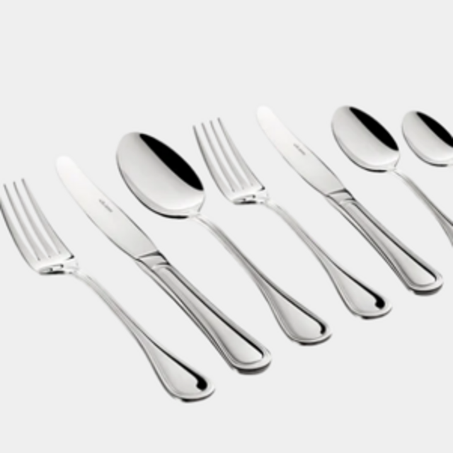 MESA_ cubiertos acero (2 juegos: sirve 12 personas)