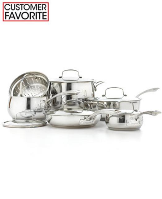 Belgique Stainless Steel 11 Piece Cookware Set