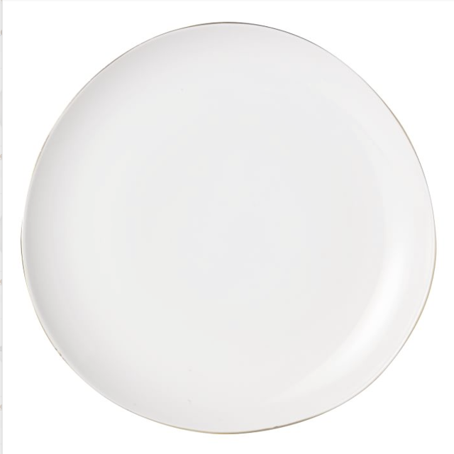 Gold Rimmed Salad Plate (set 4)