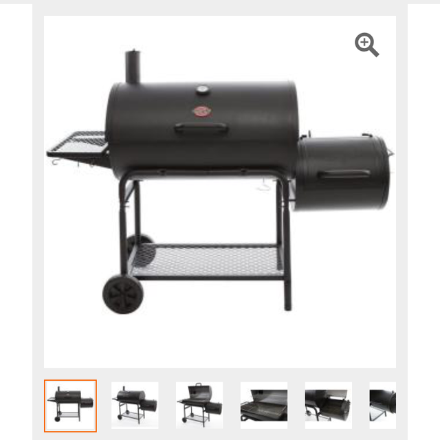 Char-Griller Smokin' Pro Charcoal Grill in Black