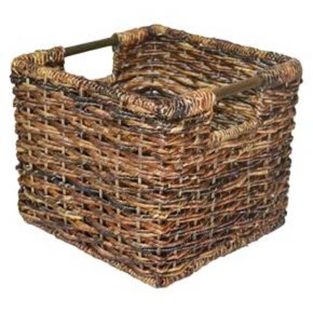 Product description page - Wicker Small Milk Crate Dark Brown - Threshold™