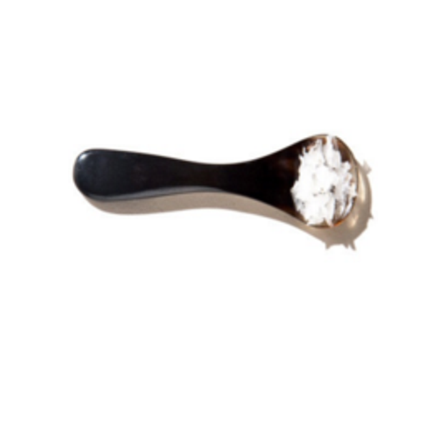 Polished Horn Salt Spoon