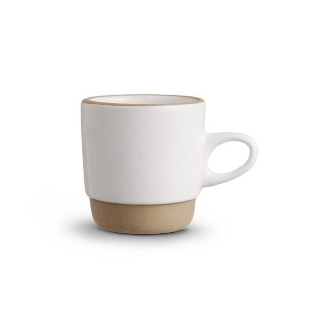 Heath Rim Line Stack Mug - Opaque White