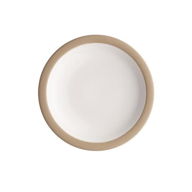 Heath Rim Line Salad Plate - Opaque White