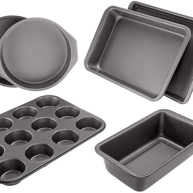 AmazonBasics 6-Piece Nonstick Oven Bakeware Baking Set