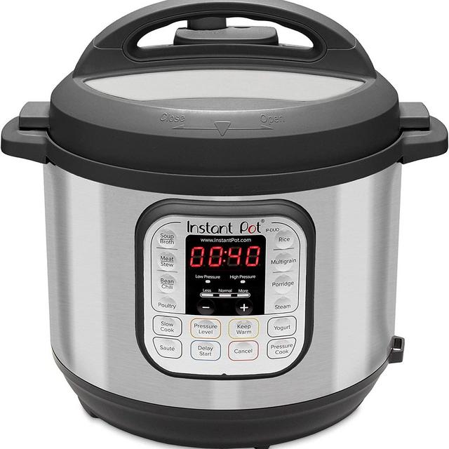Instant Pot Duo 7-in-1 Electric Pressure Cooker, Sterilizer, Slow Cooker, Rice Cooker, Steamer, Saute, Yogurt Maker, and Warmer, 6 Quart, 14 One-Touch Programs