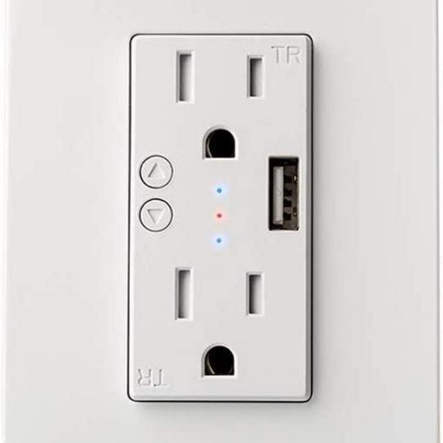 Smart Wi-Fi Light Switch, Works with Alexa, Google Home Compatible, iOS Android Smartphone Wireless Control, No Hub Required, Timer Schedule, Switch On Off (Wall Outlet)