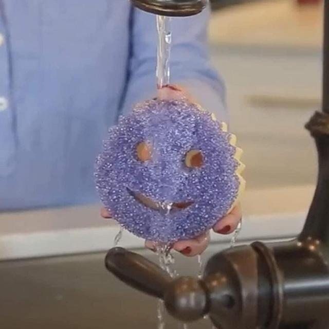Dual Sided Sponge & Scrubber
