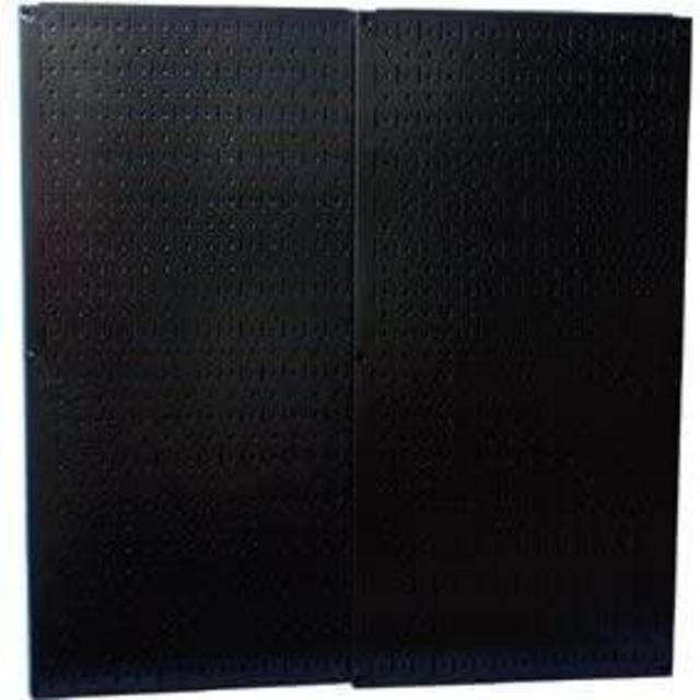 Wall Control 30-P-3232B Black Metal Pegboard Pack
