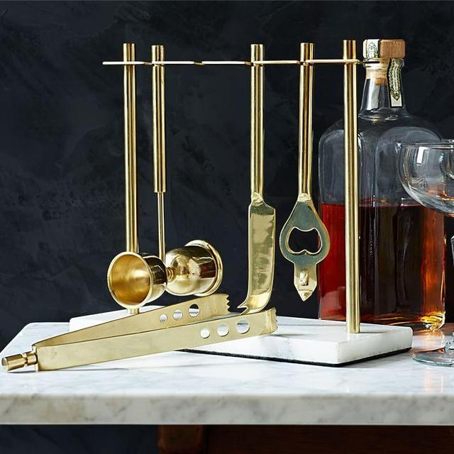 Deco Barware Collection - Gold + Marble