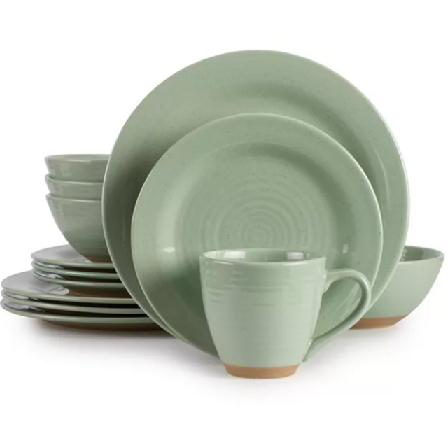 Food Network™ Farmstead 16-pc. Dinnerware Set, Light Green
