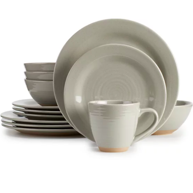 Food Network™ Farmstead 16-pc. Dinnerware Set, Gray