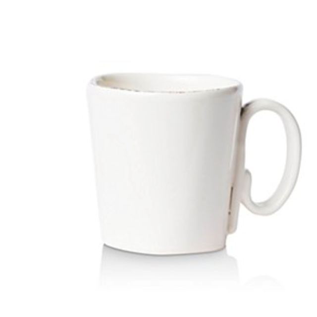 VIETRI Vietri Lastra Mug, White