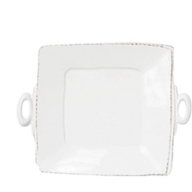 VIETRI Lastra Square Handled Platter
