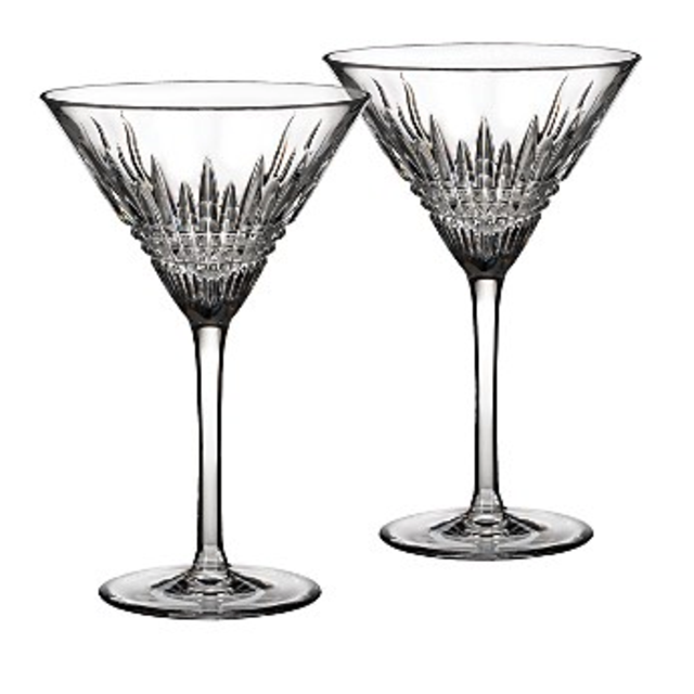 Waterford Waterford Lismore Diamond Martini Glass, Set of 2