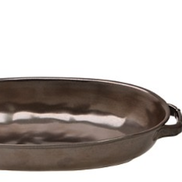 Juliska Pewter Stoneware Shallow Baker